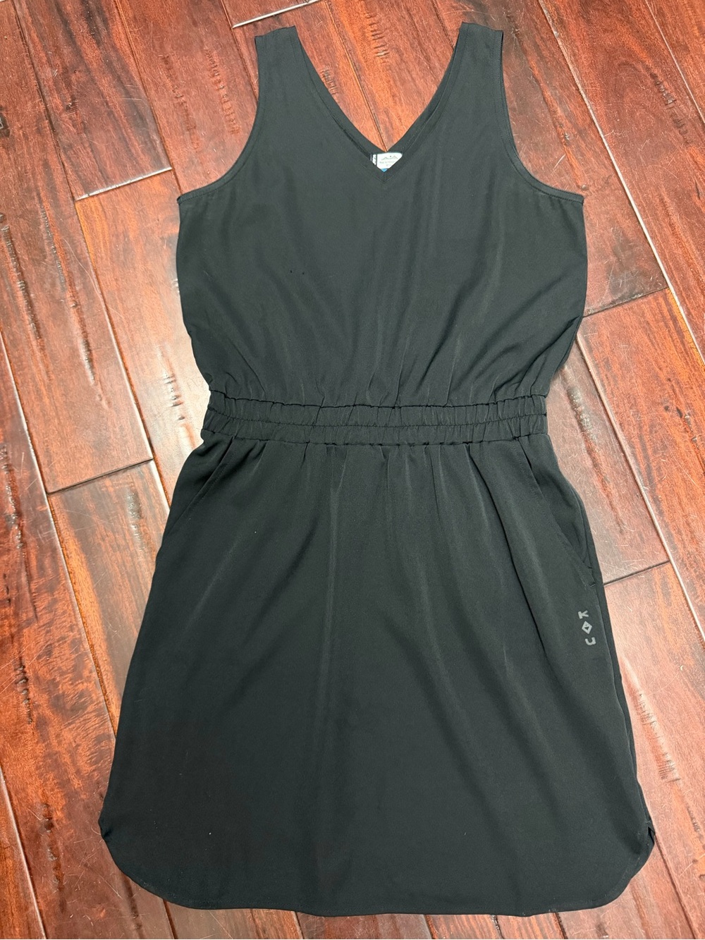Kavu Black Sleeveless V-Neck Dress